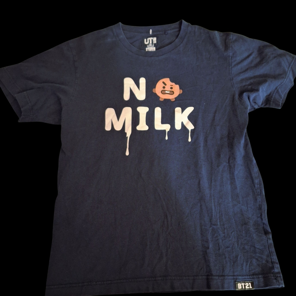 Uniqlo BTS No Milk Shirt